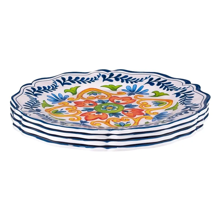 Certified International Flores 4-pc. Melamine Dinner Plate