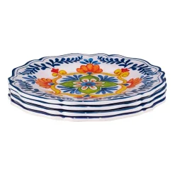 Certified International Flores 4-pc. Melamine Salad Plate