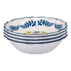 Certified International Flores 4-pc. Melamine Soup Bowl