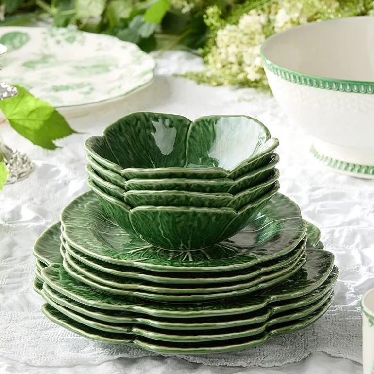 Certified International Le Jardin Cabbage 12-pc. Stoneware Dinnerware Set