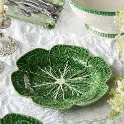 Certified International Le Jardin Cabbage 4-pc. Stoneware Dinner Plate