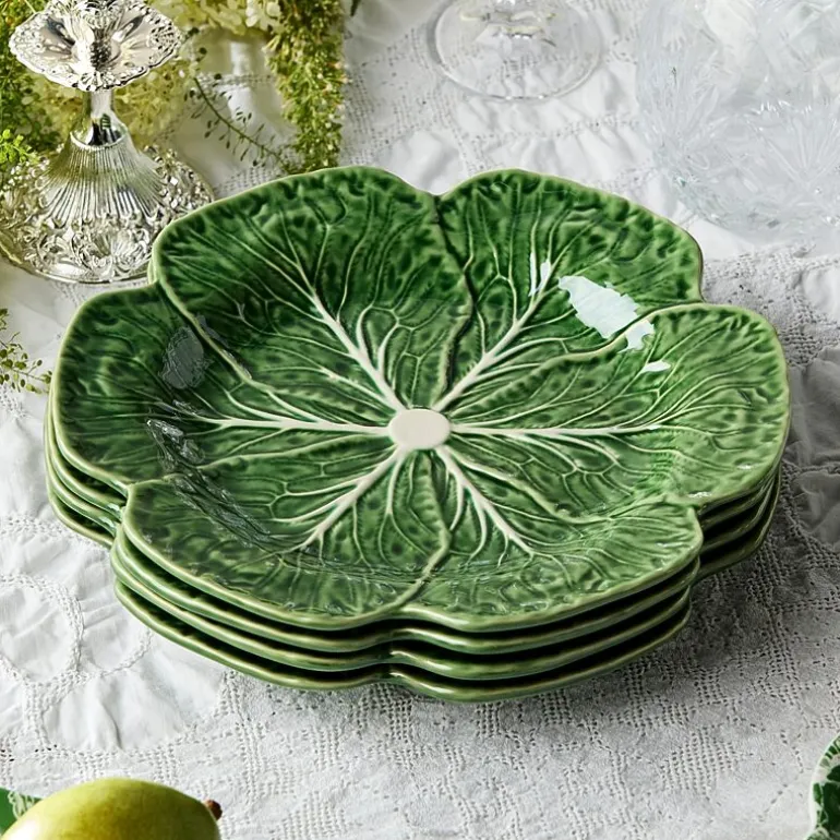 Certified International Le Jardin Cabbage 4-pc. Stoneware Dinner Plate