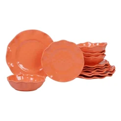 Certified International Perlette 12-pc. Melamine Dinnerware Set