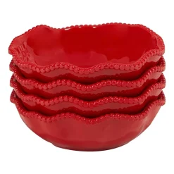 Certified International Perlette 4-pc. Melamine Ice Cream Bowl