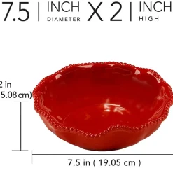 Certified International Perlette 4-pc. Melamine Ice Cream Bowl
