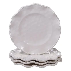 Certified International Perlette Red 4-pc. Melamine Salad Plate