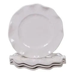 Certified International Perlette Red 4-pc. Melamine Dinner Plate