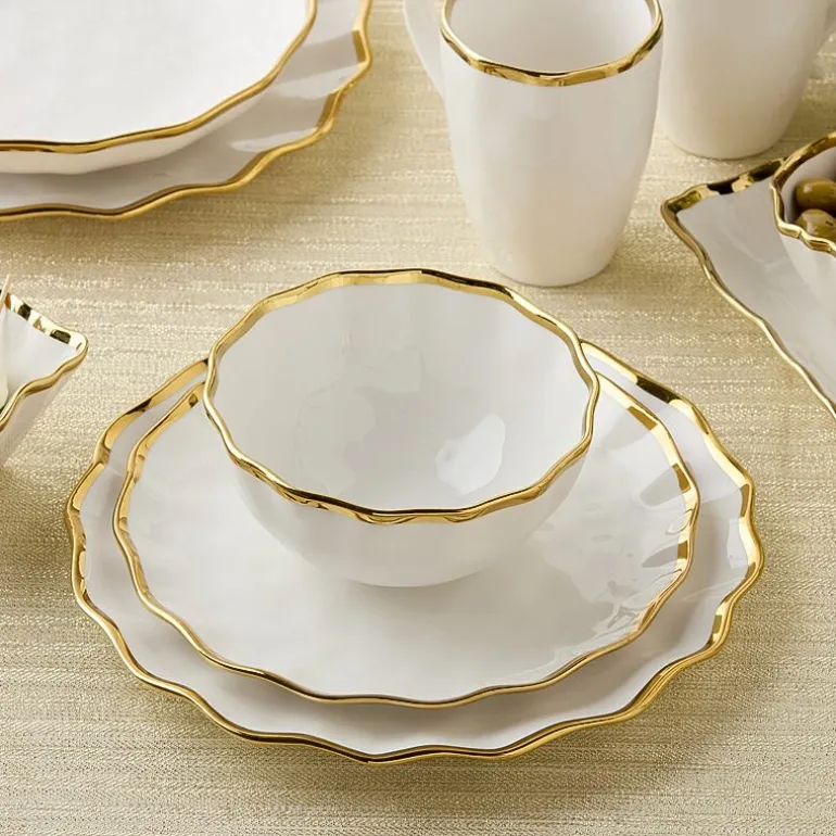 Certified International Regency Gold 16-pc. Porcelain Dinnerware Set