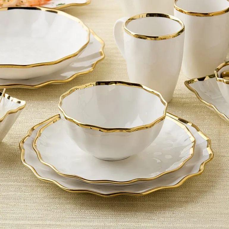 Certified International Regency Gold 16-pc. Porcelain Dinnerware Set