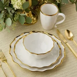 Certified International Regency Gold 16-pc. Porcelain Dinnerware Set