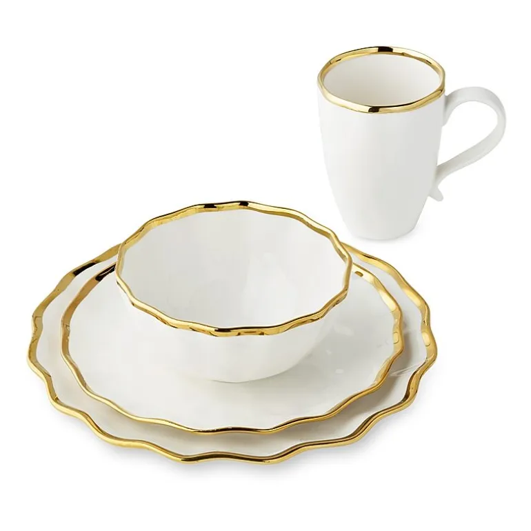 Certified International Regency Gold 16-pc. Porcelain Dinnerware Set