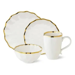 Certified International Regency Gold 16-pc. Porcelain Dinnerware Set