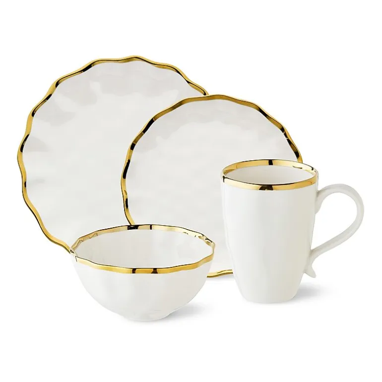 Certified International Regency Gold 16-pc. Porcelain Dinnerware Set