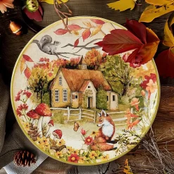 Certified International Woodland Critters 4-pc. Dinner Plate