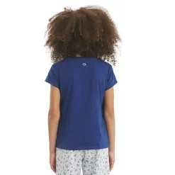 Champion Big Kid Girls Crew Neck Short Sleeve Classic Fit Graphic T-Shirt