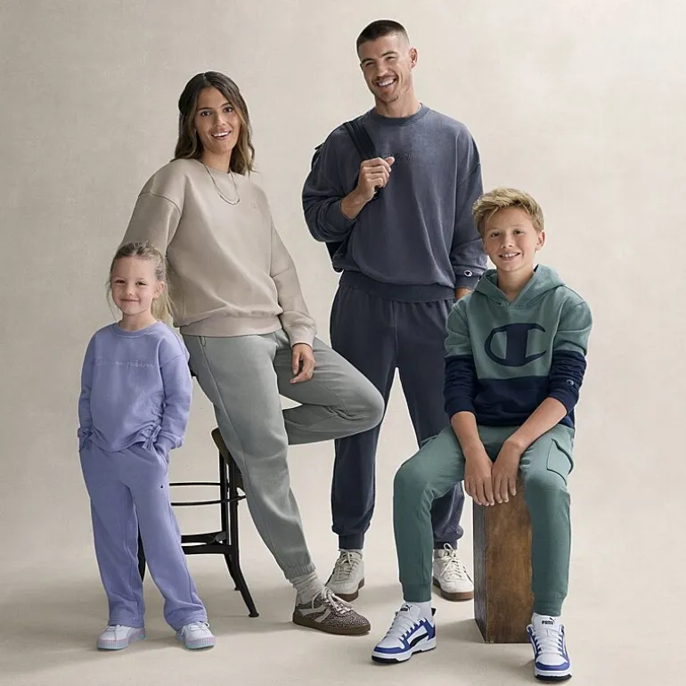 Champion French Terry Mens Cuffed Slim Fit Active Jogger Pant