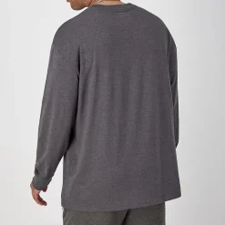 Champion Mens Crew Neck Long Sleeve Active T-Shirt