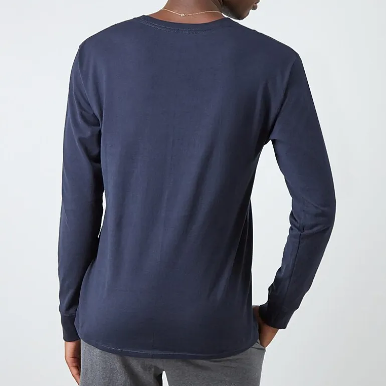 Champion Mens Crew Neck Long Sleeve Active T-Shirt