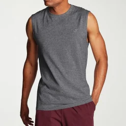 Champion Mens Crew Neck Short Sleeve Muscle T-Shirt