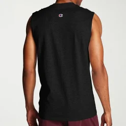 Champion Mens Crew Neck Short Sleeve Muscle T-Shirt