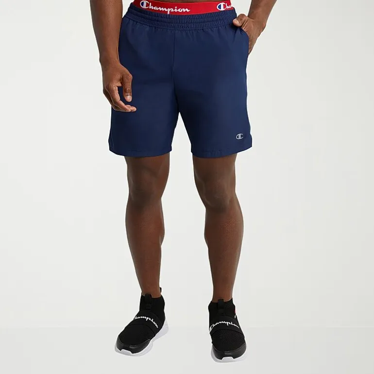 Champion Mens 7" Mid Rise Workout Shorts