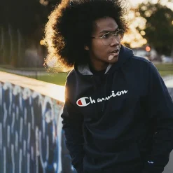 Champion Powerblend® Fleece Mens Long Sleeve Fleece Active Hoodie