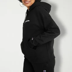 Champion Powerblend Graphic Logo Hoodie