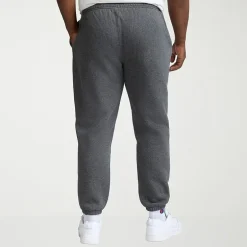Champion Powerblend Mens Cuffed Mid Rise Classic Fit Big and Tall Fleece Active Jogger Pant