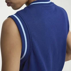 Champion Womens Mock Neck Sleeveless Muscle T-Shirt