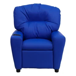 Chandler Plush Recliner with Cup Holder for Kids