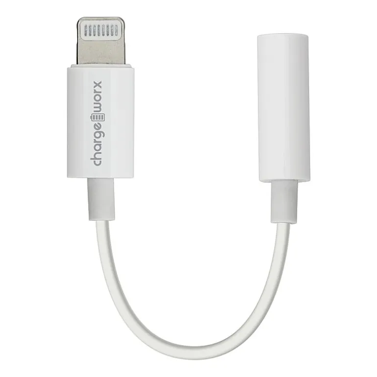 Chargeworx Lightning Aux Adaptor Charging Cable