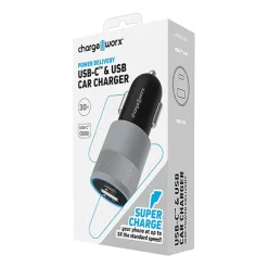 Chargeworx 18 Watt Power Delivery Car Charger