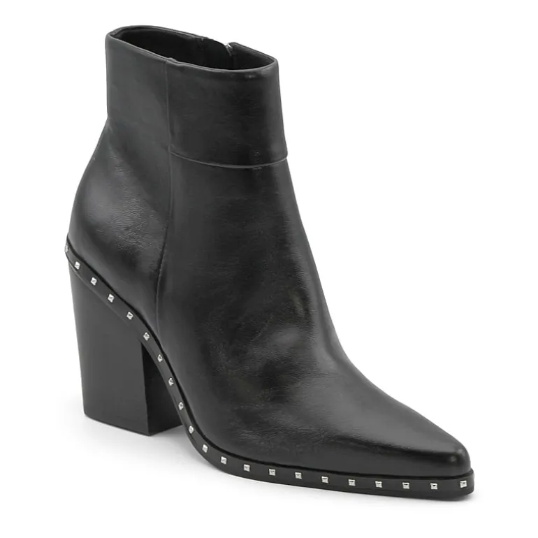Charles David Womens Van Block Heel Dress Boots