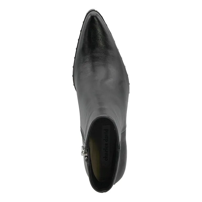 Charles David Womens Van Block Heel Dress Boots