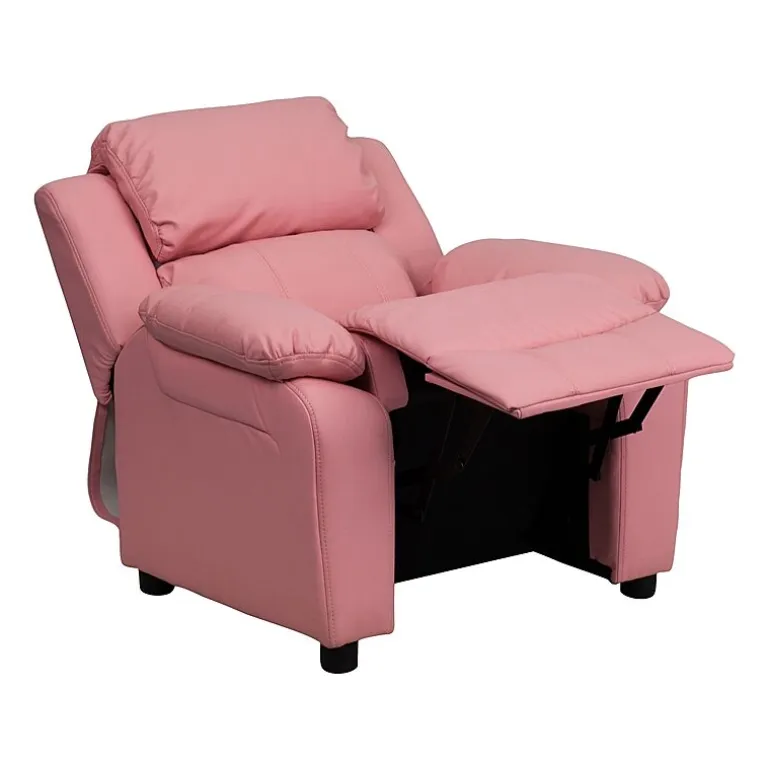 Charlie Padded Arm Recliner for Kids