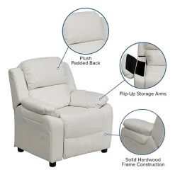 Charlie Padded Arm Recliner for Kids