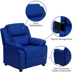 Charlie Padded Arm Recliner for Kids