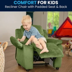 Charlie Padded Arm Recliner for Kids