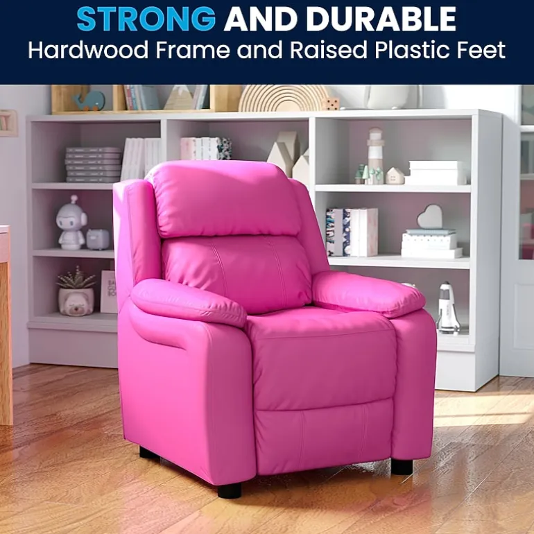 Charlie Padded Arm Recliner for Kids