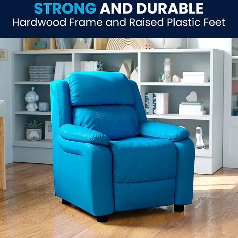 Charlie Padded Arm Recliner for Kids