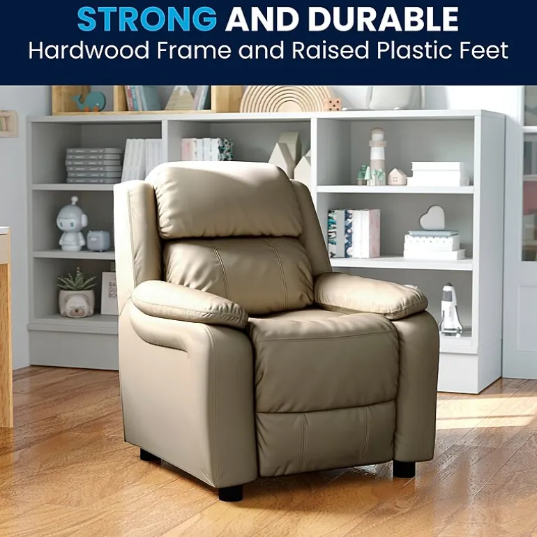 Charlie Padded Arm Recliner for Kids