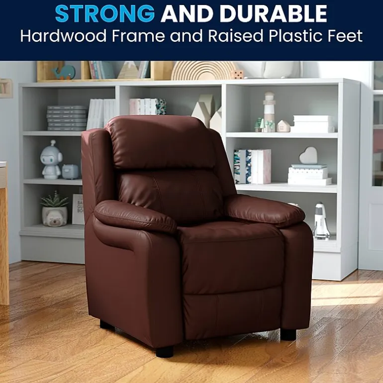 Charlie Padded Arm Recliner for Kids