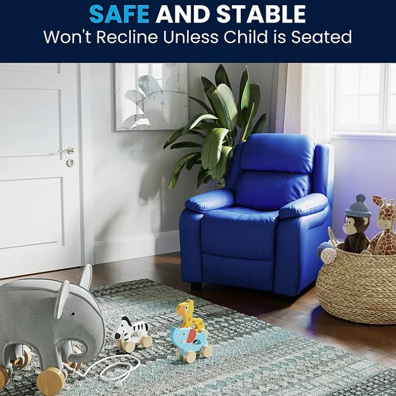 Charlie Padded Arm Recliner for Kids
