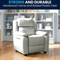 Charlie Padded Arm Recliner for Kids