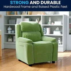Charlie Padded Arm Recliner for Kids