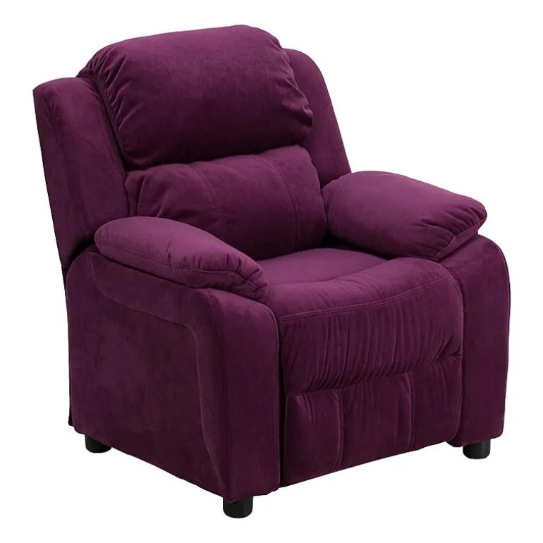 Charlie Padded Arm Recliner for Kids