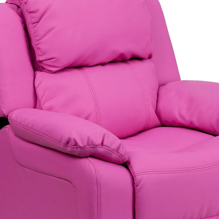 Charlie Padded Arm Recliner for Kids