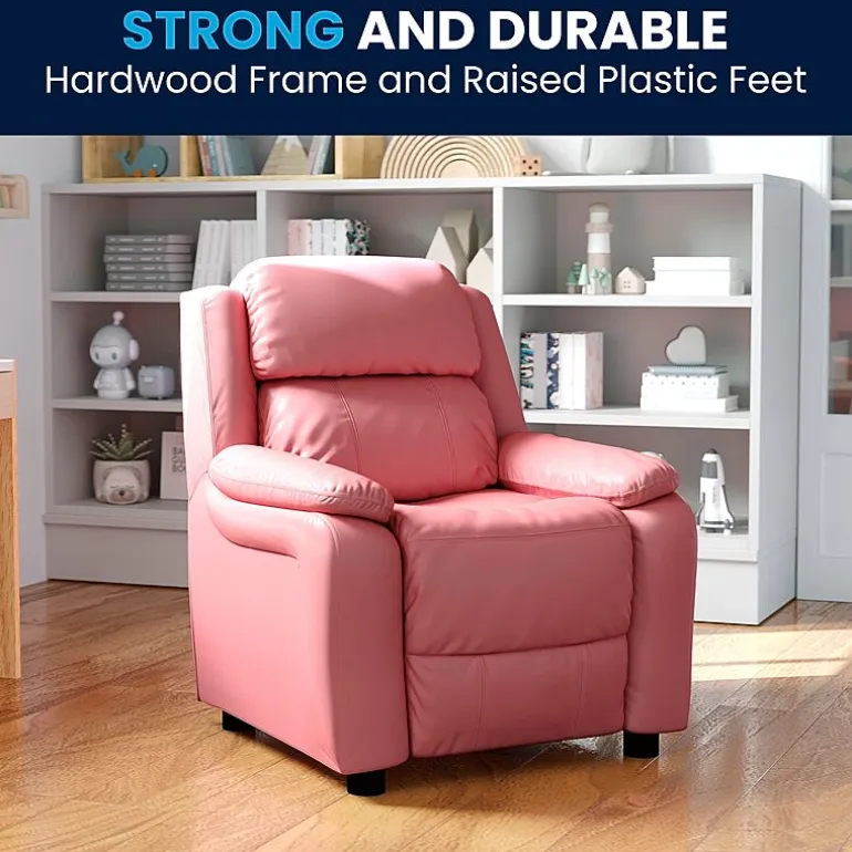 Charlie Padded Arm Recliner for Kids
