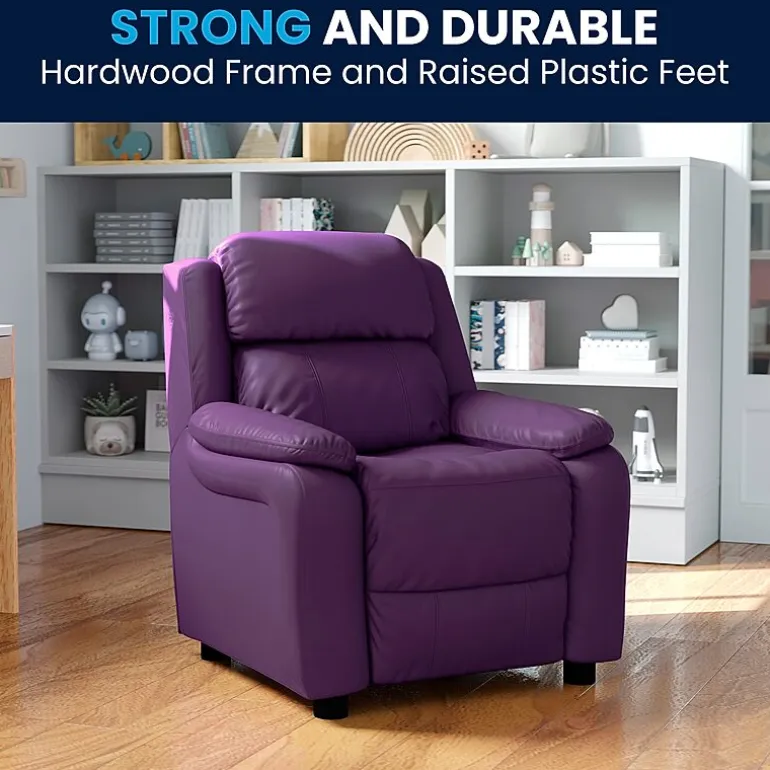 Charlie Padded Arm Recliner for Kids