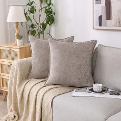 Chenille 20x20 Square Throw Pillow